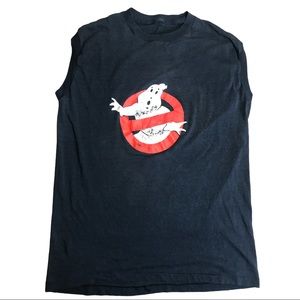 Vintage Ghostbusters Sleeveless Single Stitch M